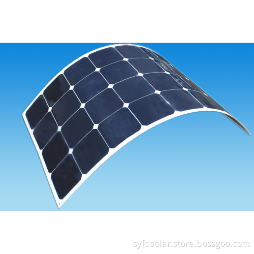 Semi-Flexible / Bendable Solar Panel / PV Module, Monocrystalline Silicon Soalr Panel with High Efficiency